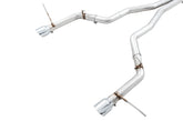 AWE Track Edition Exhaust for Jeep Grand Cherokee SRT - Chrome Silver Tips - out of package